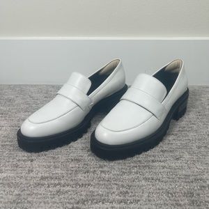 Aerosoles: Ronnie - White Leather Loafer, 7M